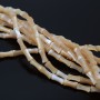 Nácar(madre perla) Bambú 7:4mm color caramelo, 1 tira