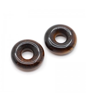 Тигровый глаз Бублик 15:5мм, 1 штука