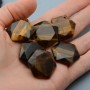 Tiger eye Hexagon pendant, 1 piece