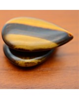 Tiger eye Teardrop pendant ~36-38mm, 1 piece
