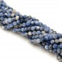 Sodalite natural beads 4mm faceted
