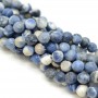 Sodalite natural beads 8mm faceted, thread 39cm