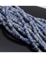 Содалит натуральный рондель 4:2мм, нить 39см