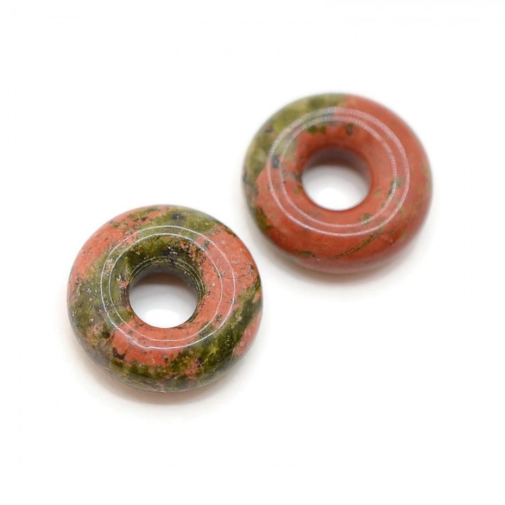 Unakita natural(verde) Donut 15:5mm, 1 unidad