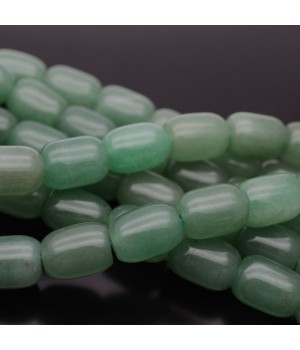 12x16mm Natural Green Aventurine Oval Beads, 1 strand