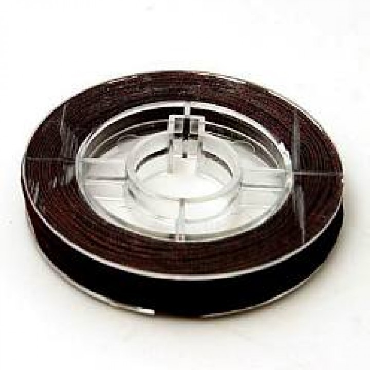 Nylon Cords 0.80mm Brown color, 1 roll