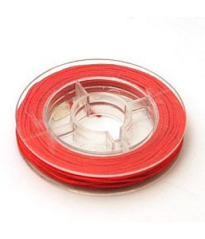 Nylon Cords 0.80mm Red color, 1 roll