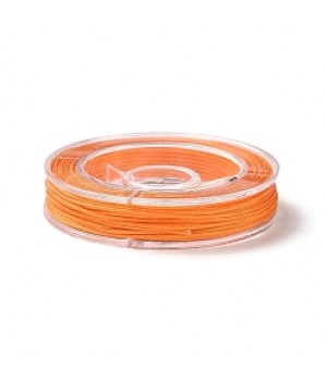 Nylon Cords 0.80mm Orange color, 1 roll
