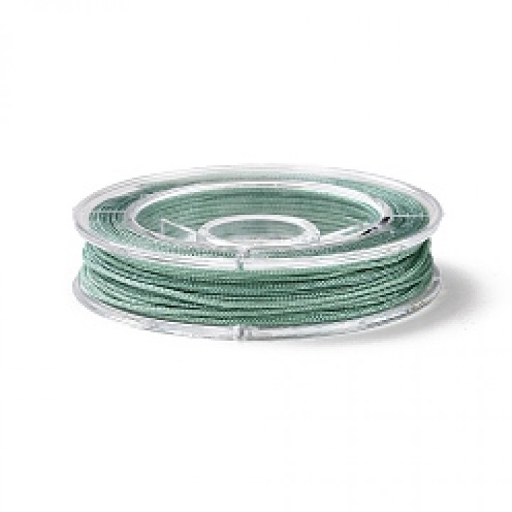 Nylon Cords 0.80mm Teal color, 1 roll