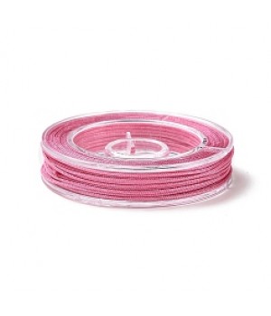 Nylon Cords 0.80mm Pink color, 1 roll