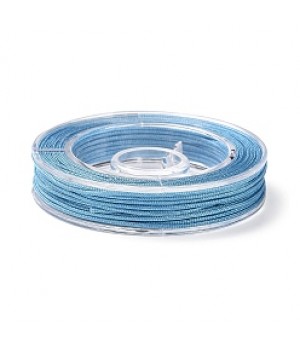 Nylon Cords 0.80mm Sky Blue color, 1 roll