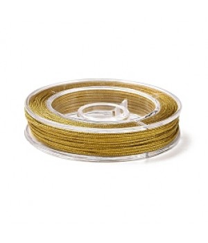 Nylon Cords 0.80mm Goldenrod color, 1 roll