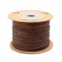 Nylon Cords 1mm brown color, 1 roll
