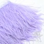 Перья страуса на ленте Light Purple, 10см