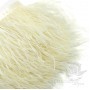 Ostrich feathers on Ivory ribbon, 10cm