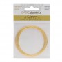 Memory wire for bracelets 12 turns, gold color