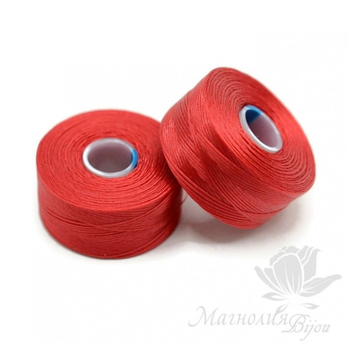 Thread for beads S-Lon AA, Red