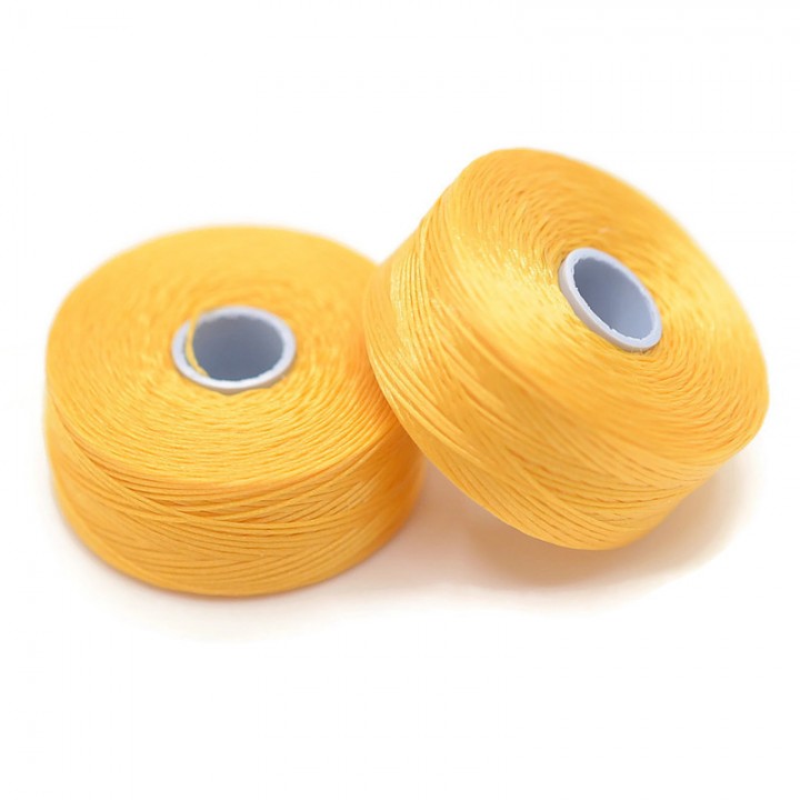 Thread for beads S-Lon D, Golden Yellow