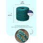Нить для макраме  S-Lon TEX 400 цвет бирюзовый 1 катушка 32 метра