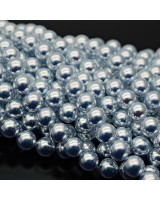 Жемчуг Майорка Aurora Blue зеркальный 8мм, нить(50 бусин)
