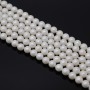 Perla de concha 6mm, color blanco pearlescent