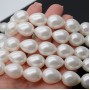 Crystal Pearl Beads Drop ~14:18mm white color