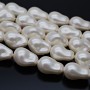 Imitation Baroque Pearl Beads ~15:22mm Ivory color