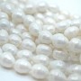 Cuenta de perla de concha(perla de nácar) gota barroca 15:12mm
