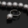 Mallorca pearls gray 10mm matte satin, 5 pieces