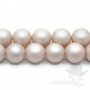 Mallorca pearls 14mm antique white matte satin, 2 pieces