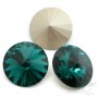 1122 Rivoli 14мм, цвет Emerald(205)