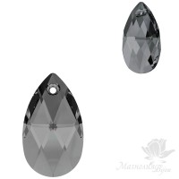 6106 Подвеска Pear-shaped 16мм, цвет Silver Night