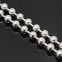 Chain with ball 6mm Zamak silver plated, 20cm