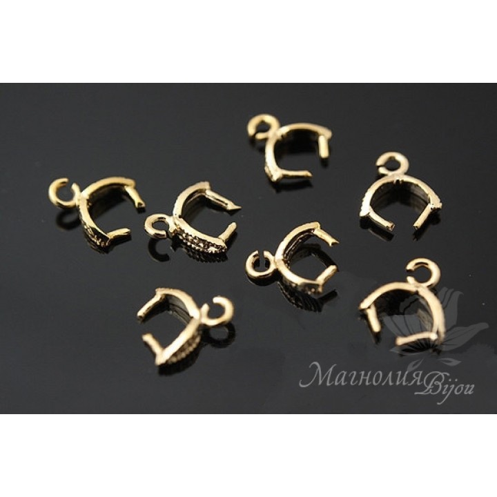 3mm Bail, 14K gold plated