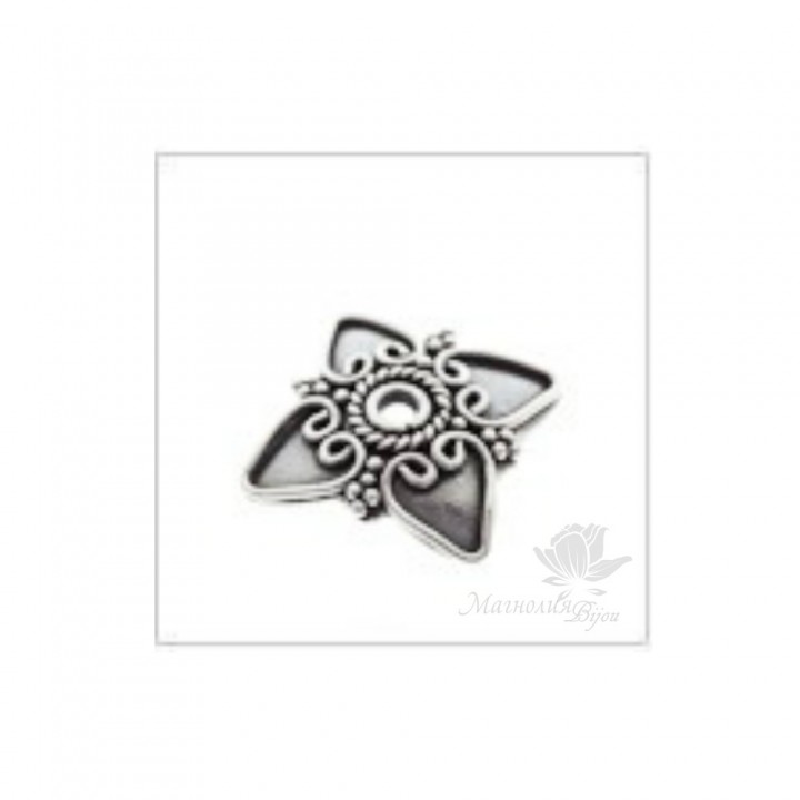 CAP 925 sterling silver, 12.7mm(2041)