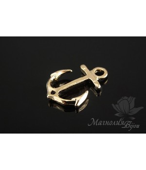 Connector "Anchor", 14 carat gold plated