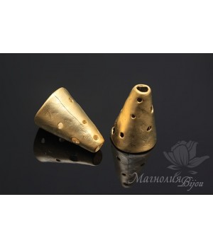 CAP "Cone", 14k gold plated