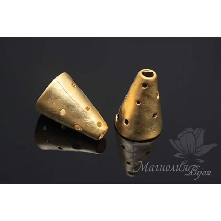 CAP "Cone", 14k gold plated