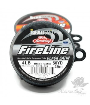 Black Satin Fireline 4lb 0.005'', катушка 50 ярдов