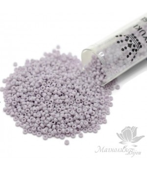 Beads round 2025 15/0 Matte Lavender, tube 8.2 grams