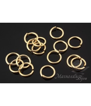Connecting rings 0.7x7mm gold-plated 16 carats, 2 grams