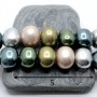 Mix №15 de perlas de concha(perla de nácar) 13:15mm, 5 und.