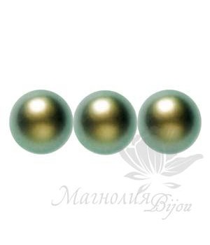 Swarovski pearls 3mm Iridescent Green(930), 20 pieces