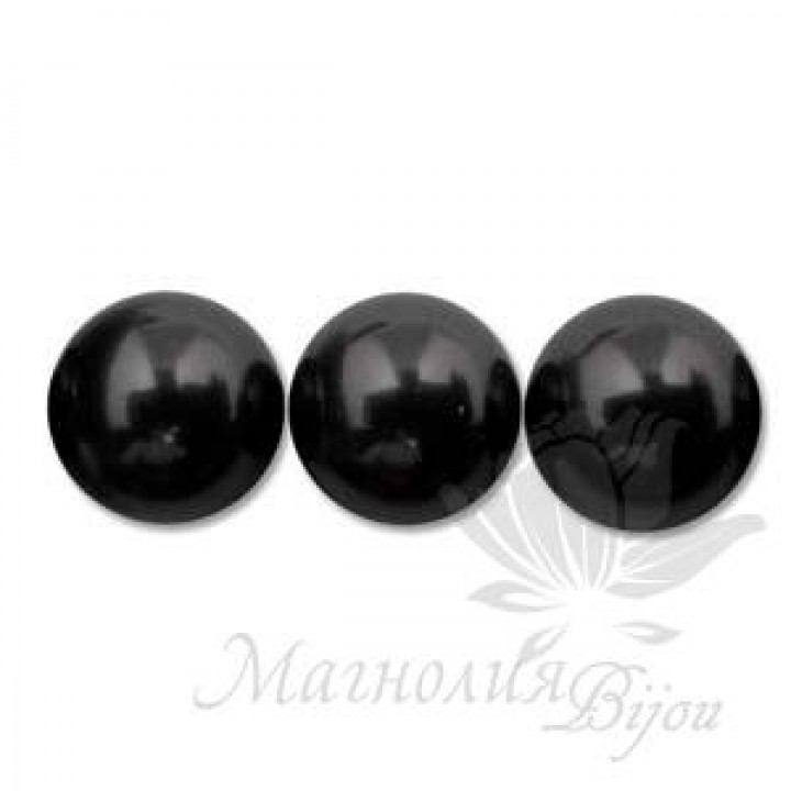 Swarovski pearls 4mm Mystic Black, 20 pieces
