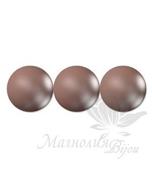 Swarovski pearls 4mm Velvet Brown, 20 pieces