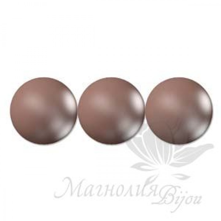 Swarovski pearls 6mm Velvet Brown(951), 10 pieces