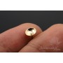 Studs Cup 6mm, 16 carat gold plated