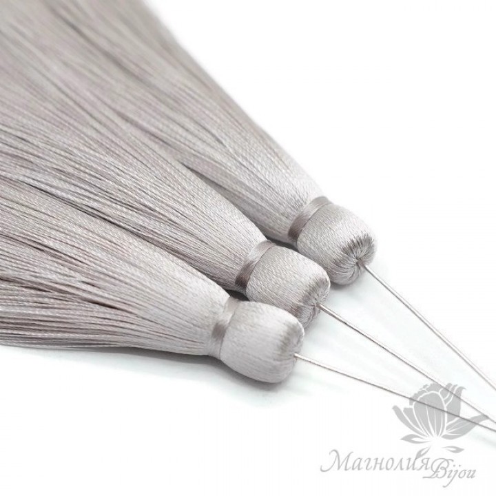 Silk brush color Cashmere with pin (rhodium plated)