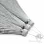 Silk brush color Storm Gray with pin (rhodium plated)