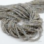 3mm Natural Labrador Round Beads, 1 strand 40cm